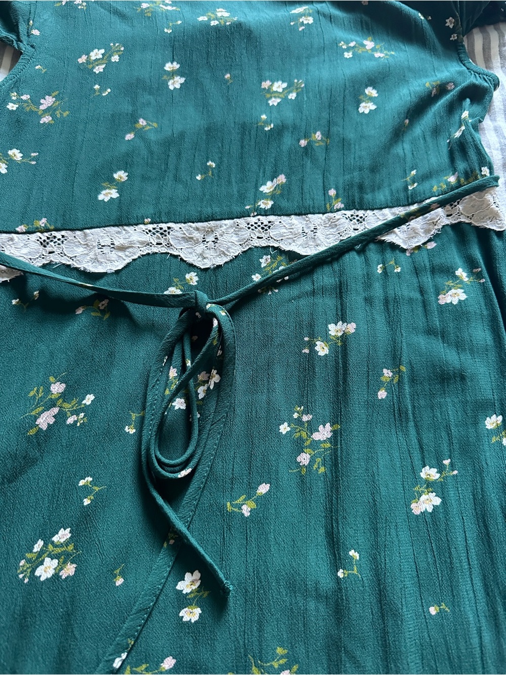 Lucky Brand lace trim midi slip dress - Picture 5 of 7